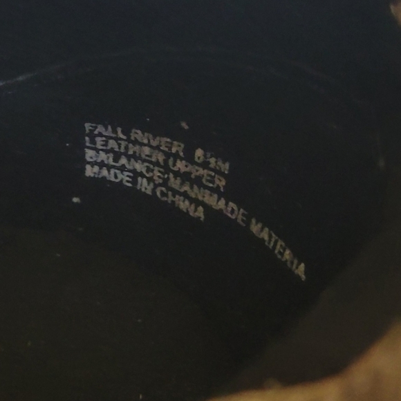 OTBT Fall River oiled leather Boho western buckle 6.5 M Olive Green stacked heel - Picture 3 of 9